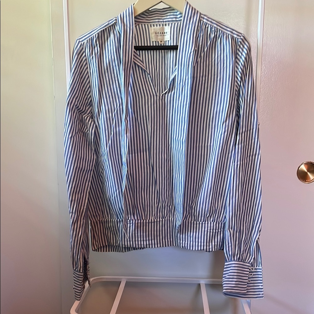 Sézane Striped Blouse